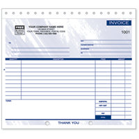 Manual Invoices & Account Statements, Compact Lined General Invoices