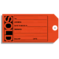 Retail Supplies - Sold Tag - 171