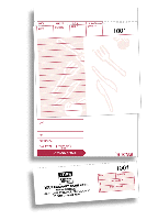 Restaurant Order Form & Guest Check - Tableware - 2503A