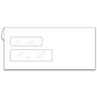 Cheque Envelopes, Window Envelopes - Double Window - Form Compatible