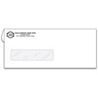 Cheque Envelopes, #8 Window Envelope - Single Window - Confidential