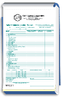 Manual Specialty Forms, Daily Vehicle Inspection Reports - Ontario
