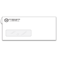 Business Envelopes, No. 10 Business Envelopes - Single Window - Confidential