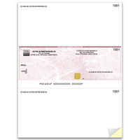 French Security Cheques - Middle Cheque - Laser/Inkjet - QFS9038