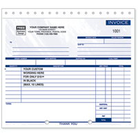 Manual Invoices & Account Statements, Compact Lined Invoices