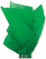 Tissue Paper, Solid Tissue Paper, Kelly Green, 20 x 30"