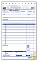 Manual Invoices & Account Statements, Compact Job Order & Invoice Forms