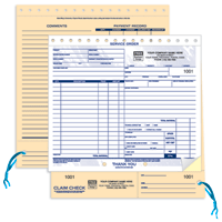 Manual Purchase Order Forms, Service Order Forms w/ Claim Check & ID Tag