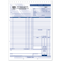 Manual Purchase Order Forms, Contractor Service Order / Invoice Forms