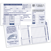 Manual Specialty Forms, Guest Registration Cards