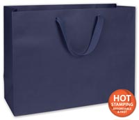Bags, Nolita Navy Manhattan Eco Euro-Shoppers, 16 x 6 x 12"