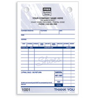 Shoe Store Forms - Sales Register Forms - 601