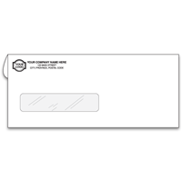 Cheque Envelopes, Window Envelopes - Single Window - Confidential