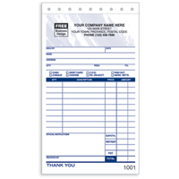 Sales Forms, Sales Receipt Slips - Small