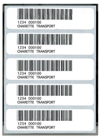 Specialty Labels, A8A Cargo Bar Code Labels