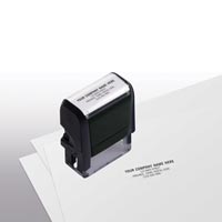 Business Stamps, Name & Address Stamp, Small - Self-Inking Stamp