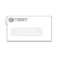 Business Envelopes, No. 8 Business Envelopes - Single Window - Confidential