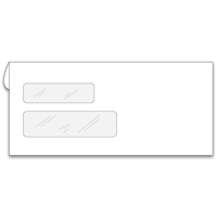Business Envelopes, Window Envelopes - Double Window - Confidential