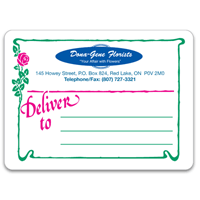 Specialty Labels, Florist Forms - Delivery Label
