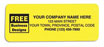 Advertising Labels & Stickers, Rectangular Paper / Foil Labels