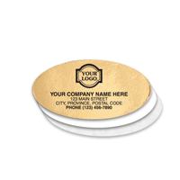 Advertising Labels & Stickers, Oval Paper & Foil Labels