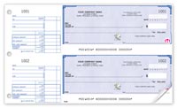 High Security 2-To-A-Page Cheques