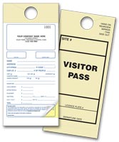 Pricing Tags & Ticketing, Camping Visitor Pass Mirror Tags