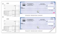Manual Business Cheques, 2-To-A-Page French High Security Cheques - 22 Security Featu