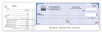 French High Security 1-To-A-Page Cheques - 22 Security Featu