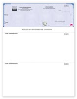 Laser Business Cheques, High Security Laser Top Cheque - 22 Security Features