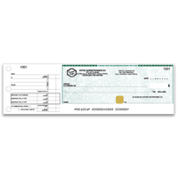 Business Cheque Accessories, French Security 1-To-A-Page Cheques