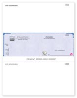 Laser Business Cheques, Bilingual High Security Middle Cheques - Laser