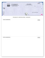 Laser Business Cheques, Bilingual High Security Top Cheques - Laser
