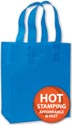 Blue Frosted High Density Shoppers, 8 x 4 x 10" - 2680853