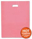 Cerise Frosted High Density Merchandise Bags, 12 x 15" - 54FHD19