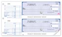 High Security 2-To-A-Page Cheques - HS437